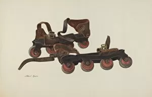 Albert Rudin Gallery: Roller Skates, c. 1941. Creator: Albert Rudin