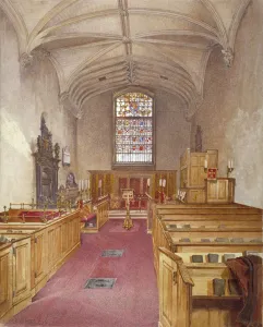 Chancery Lane Prints: Rolls Chapel, Chancery Lane, London, 1886. Artist: John Crowther