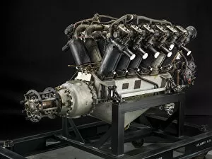 Rolls-Royce Eagle VIII, V-12 Engine, Circa 1917-1922. Creator: Rolls-Royce