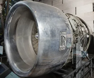 Rolls Royce Limited Prints: Rolls-Royce RB211-22 Turbofan Engine, Cutaway, 1973. Creator: Rolls-Royce