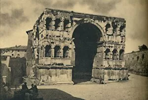 Roma - Arch of Janus Quadrifrons in the Forum Boarium, 1910