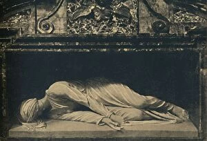 Enrico Collection: Roma - Basilica of St. Caecilia. - Statue of the Saint by Maderno, 1910. Artist: Carlo Maderno
