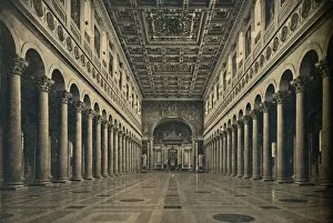 Aisle Gallery: Roma - Basilica of St. Paul outside the walls, 1910