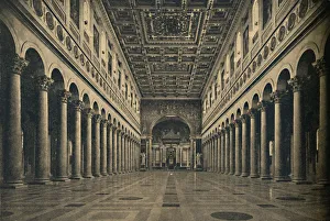 Enrico Collection: Roma - Basilica of St. Paul outside the walls, 1910