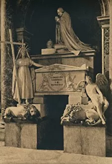 Canova Gallery: Roma - Basilica of St. Peter - Tomb of Clement XIII, by Canova, 1910