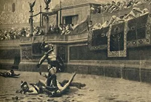 Roma - Colosseum - Thumbs down in a gladiatorial fight, 1910