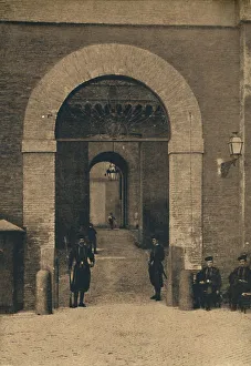 Apostolic Palace Prints: Roma - Entrance to the Vatican Palace, 1910