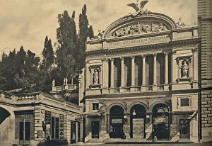 Enrico Collection: Roma - Via Nazionale. National Dramatic Theatre and Colonna Villa, 1910