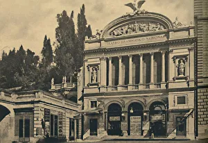 Roma - Via Nazionale. National Dramatic Theatre and Colonna Villa, 1910