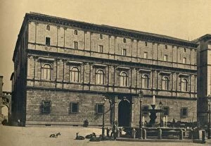 Enrico Collection: Roma - Piazza Scossacavalli. - Palace of Prince Torlonia, by Bramante, 1910