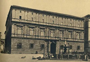 Donato Prints: Roma - Piazza Scossacavalli. - Palace of Prince Torlonia, by Bramante, 1910