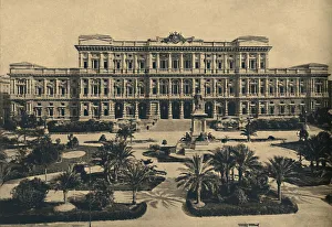 Guglielmo Prints: Roma - Prati di Castello. New Law Courts by Calderini, and statue of Cavour, 1910
