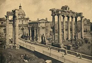 Arch Of Septimius Severus Collection: Roma - Roman Forum, 1910