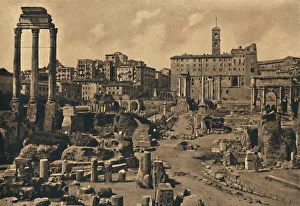 Campidoglio Collection: Roma - The Roman Forum and the Capitoline Hill, 1910