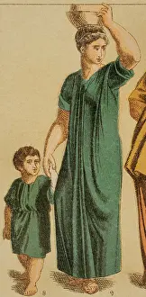 1st Century Ad Prints: Roman Age Costume, 1881. Creator: Unknown