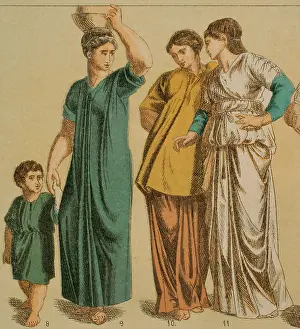 1st Century Ad Prints: Roman Age Costume, 1881. Creator: Unknown