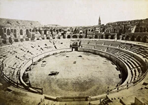 Print Collector17 Collection: Roman amphitheatre, Nimes, France, late 19th or early 20th century