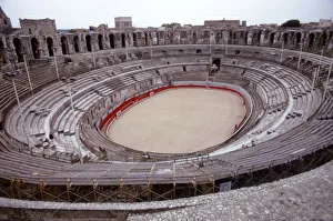 Roman Ampitheatre, Arles, France, 1st Century. Artist: CM Dixon