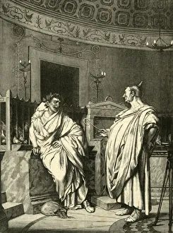 Toga Prints: Roman Augurs, 1890. Creator: Unknown