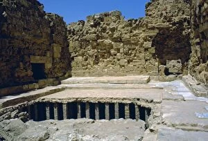 Hypocaust Gallery: Roman Baths showing a hypocaust. c.4th century BC