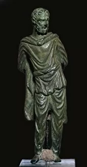 Umbria Gallery: Roman bronze of a Gaulish prisoner