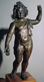 Bacchus Collection: Roman bronze of the infant Bacchus