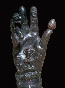 Magical Prints: Roman bronze magic hand of fortune