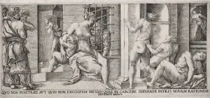 Roman Charity, 1500s. Creator: Unknown