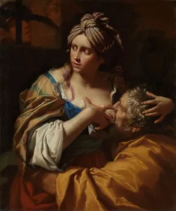 Breast Feeding Prints: Roman Charity, c1670. Creator: Lorenzo Pasinelli