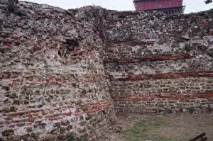 Colchester Prints: Part of Roman City Wall near Balkern Gate
