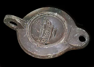 Roman clay lamp, 2nd century