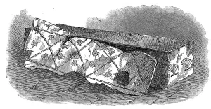 A Roman Coffin, recently discovered at Shadwell, 1858. Creator: Unknown