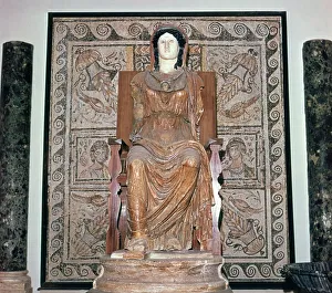 Roman colossal statue of Minerva