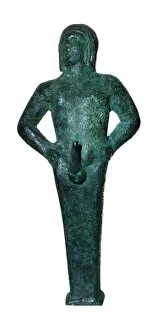 Roman copper alloy statuette of herm of Priapus from Pakenham, Suffolk