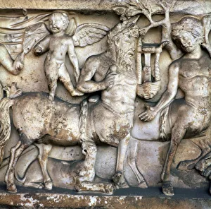 Centaur Prints: Roman depiction of a centaur in a Bacchic procession, 2nd century