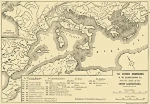 The Roman Dominions in the Second Century B. C. with the dates of the Chief Acquistions, 1890