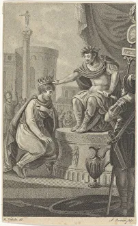 Portman Prints: Roman Emperor Nero Crowned Tiridates I Of Armenia, 1804