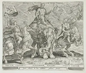 Emperors Prints: Three Roman Emperors, 1567. Creator: Harmen Jansz Muller