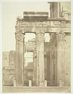 Roman Forum, Antonio and Faustina, c. 1857. Creator: Robert MacPherson
