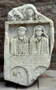Funeral Prints: Roman funeral stele, Ankara, Turkey, 2000. Creator: LTL