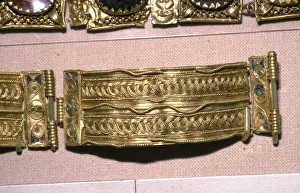 County Meath Prints: Detail of a Roman Gold Bracelet found at Newgrange, County Meath, 4th century