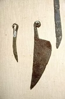Alesia Gallery: Roman Iron Knives, Alesia, France, c1st century