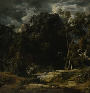 Images Dated 19th June 2013: Roman Landscape, 1852. Artist: Bocklin, Arnold (1827-1901)