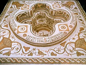 Roman mosaic, 6th century AD