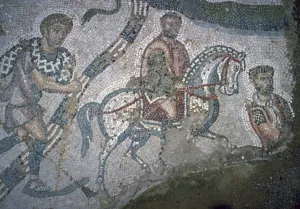 Roman mosaic from Bulla Regia, 2nd century BC