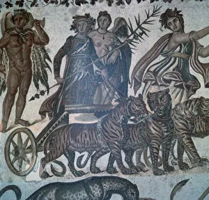 Roman mosaic showing the Triumph of Bacchus, 3rd century