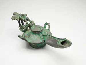 Collection: Roman Oil Lamp Found in Sri Lanka, c. 1st / 2nd century. Creator: Unknown