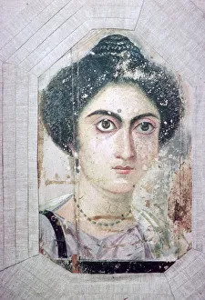 Roman period Egyptian portrait of a woman