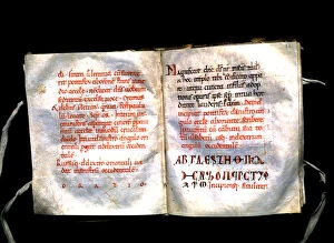Roman Pontifical of Vic, manuscript on parchment made probably in the scriptorium