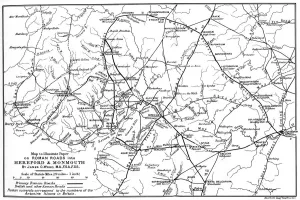 Monmouth Prints: Roman roads into Hereford and Monmouth. Artist: James G Wood